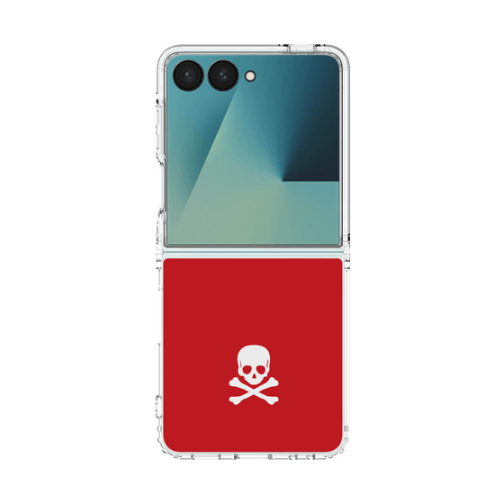 クリアケース［ スカル - Red ］