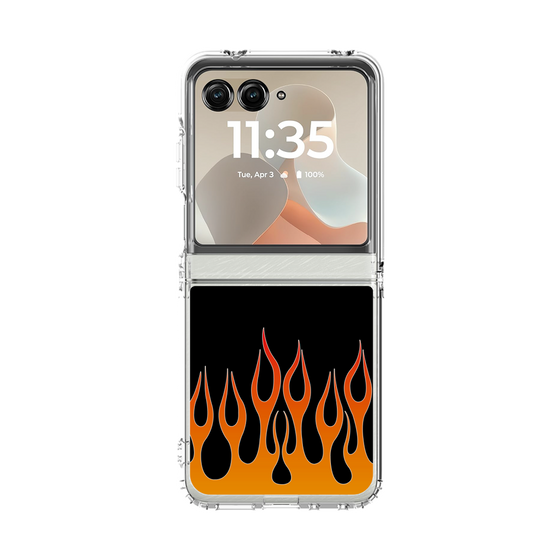 クリアケース［ 炎 - Orange ］