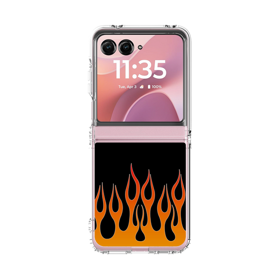 クリアケース［ 炎 - Orange ］