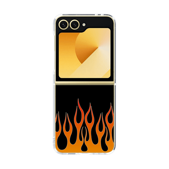 クリアケース［ 炎 - Orange ］