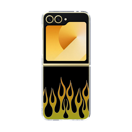 クリアケース［ 炎 - Green ］