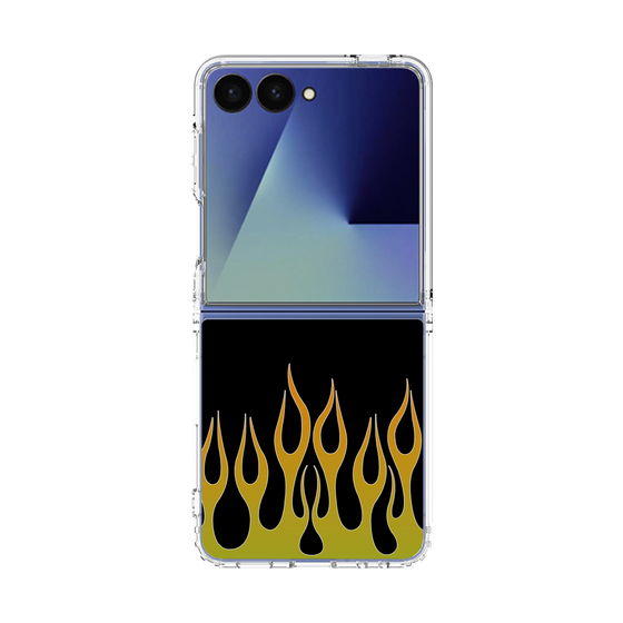 クリアケース［ 炎 - Green ］