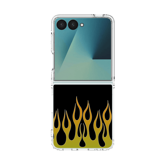 クリアケース［ 炎 - Green ］