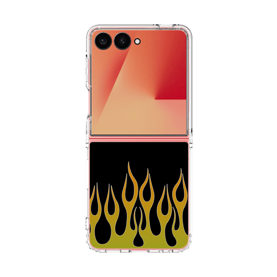 クリアケース［ 炎 - Green ］