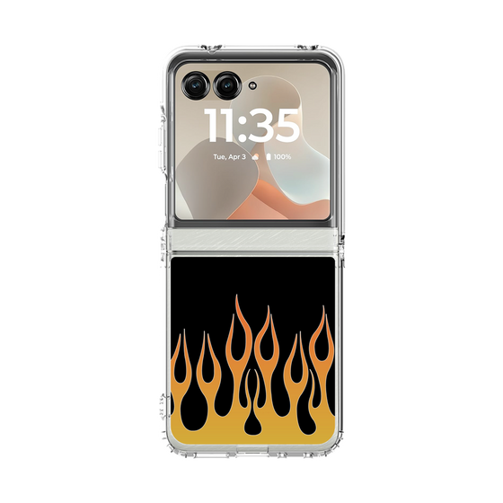 クリアケース［ 炎 - Yellow ］