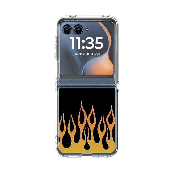 クリアケース［ 炎 - Yellow ］