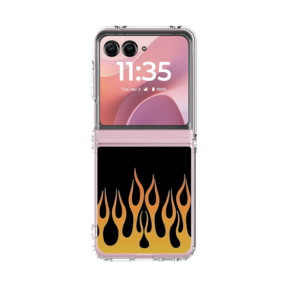クリアケース［ 炎 - Yellow ］