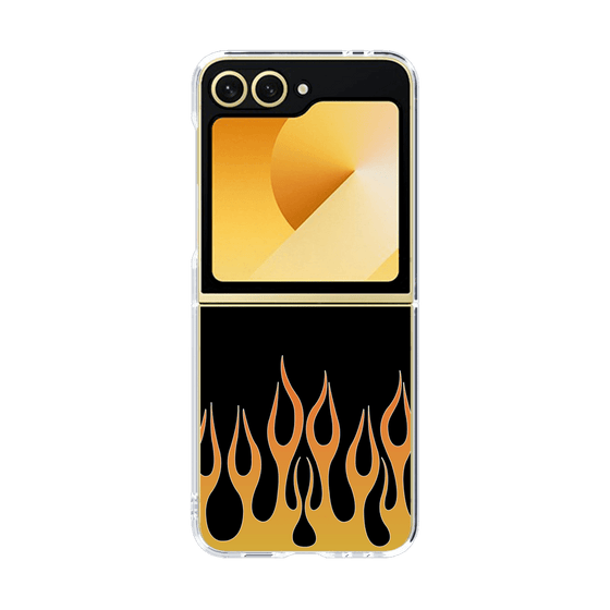 クリアケース［ 炎 - Yellow ］