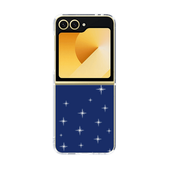 クリアケース［ Glitter - Blue ］