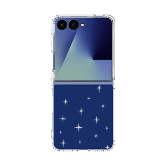 クリアケース［ Glitter - Blue ］