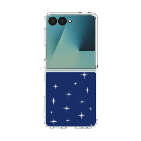 クリアケース［ Glitter - Blue ］