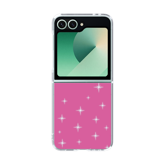 クリアケース［ Glitter - Pink ］