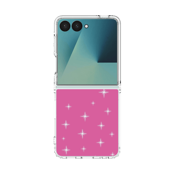 クリアケース［ Glitter - Pink ］