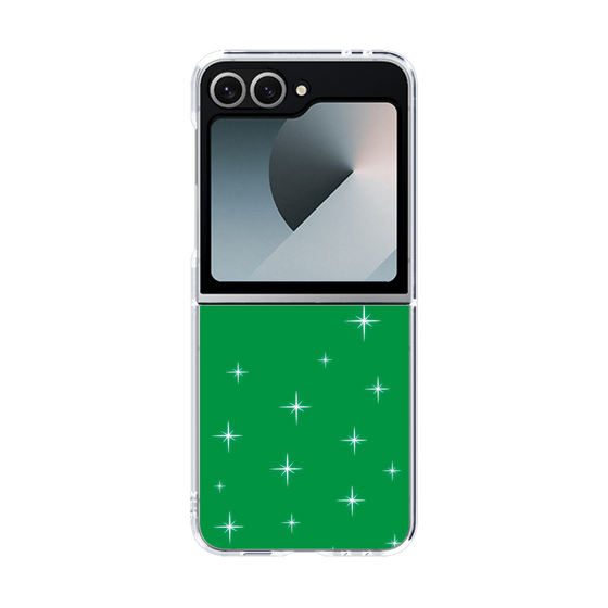 クリアケース［ Glitter - Green ］