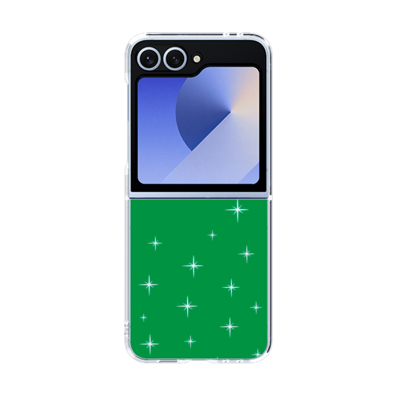 クリアケース［ Glitter - Green ］