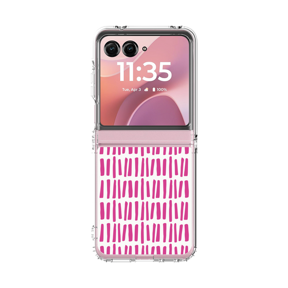 クリアケース［ Nordic - Pink ］