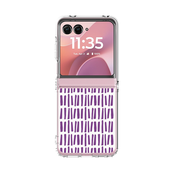 クリアケース［ Nordic - Purple ］