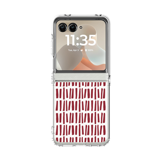 クリアケース［ Nordic - Red ］