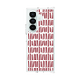 クリアケース［ Nordic - Red ］