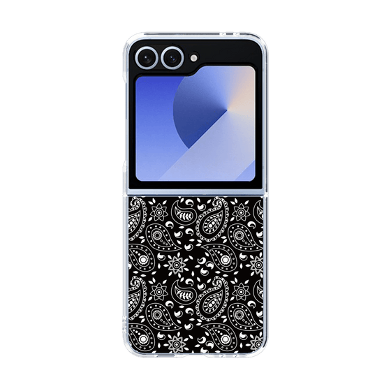 クリアケース［ ペイズリー - Black ］