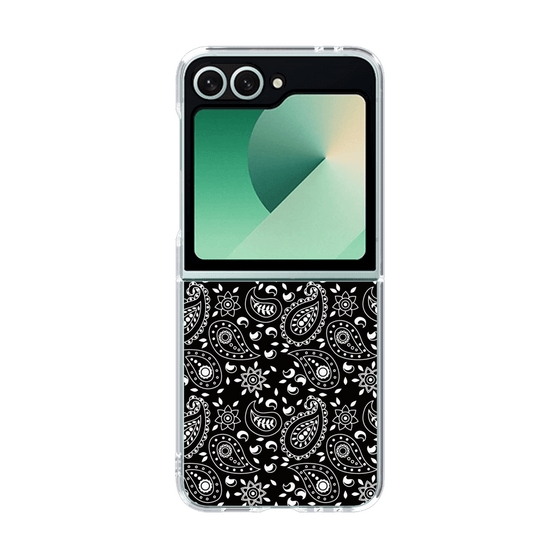 クリアケース［ ペイズリー - Black ］