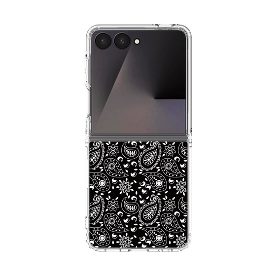クリアケース［ ペイズリー - Black ］