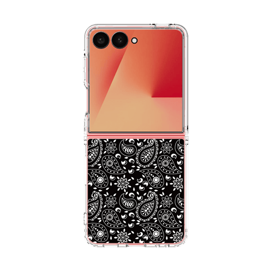クリアケース［ ペイズリー - Black ］