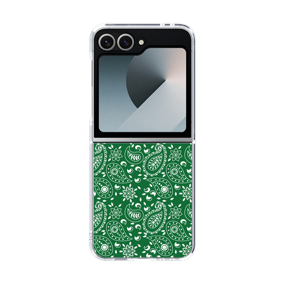 クリアケース［ ペイズリー - Green ］