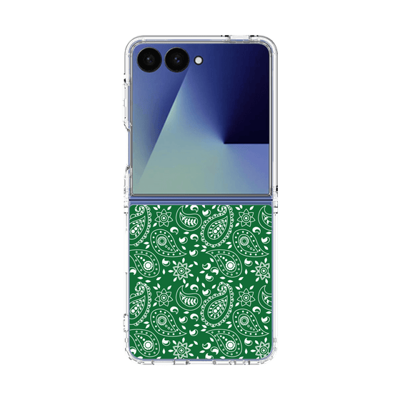 クリアケース［ ペイズリー - Green ］