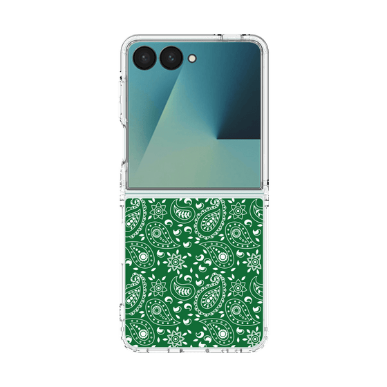 クリアケース［ ペイズリー - Green ］