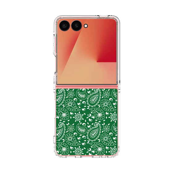 クリアケース［ ペイズリー - Green ］