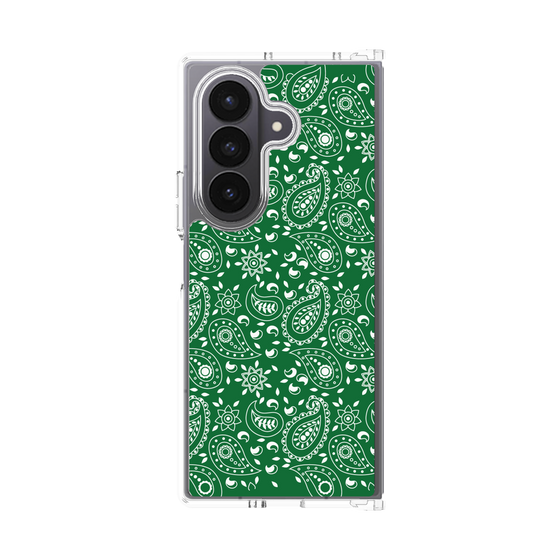 クリアケース［ ペイズリー - Green ］