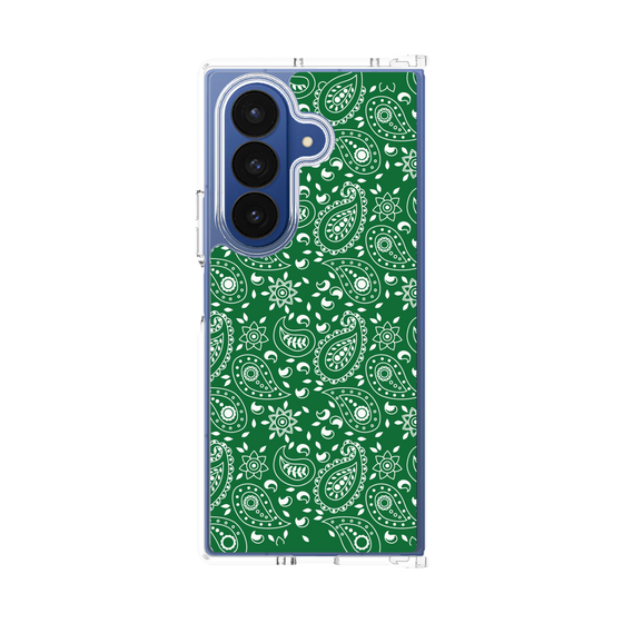 クリアケース［ ペイズリー - Green ］