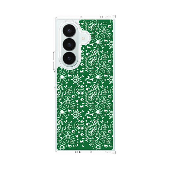 クリアケース［ ペイズリー - Green ］