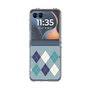 クリアケース［ Nordic Argyle - Blue ］