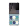 クリアケース［ Nordic Argyle - Blue ］