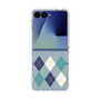クリアケース［ Nordic Argyle - Blue ］
