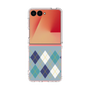 クリアケース［ Nordic Argyle - Blue ］