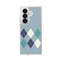 クリアケース［ Nordic Argyle - Blue ］