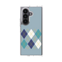 クリアケース［ Nordic Argyle - Blue ］