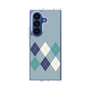クリアケース［ Nordic Argyle - Blue ］