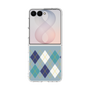 クリアケース［ Nordic Argyle - Blue ］