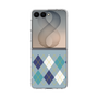 クリアケース［ Nordic Argyle - Blue ］