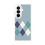 クリアケース［ Nordic Argyle - Blue ］
