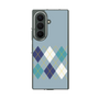 クリアケース［ Nordic Argyle - Blue ］