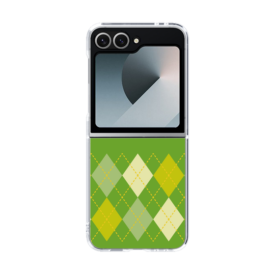 クリアケース［ Nordic Argyle - Green ］