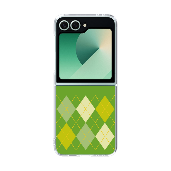 クリアケース［ Nordic Argyle - Green ］