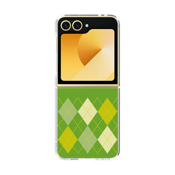 クリアケース［ Nordic Argyle - Green ］