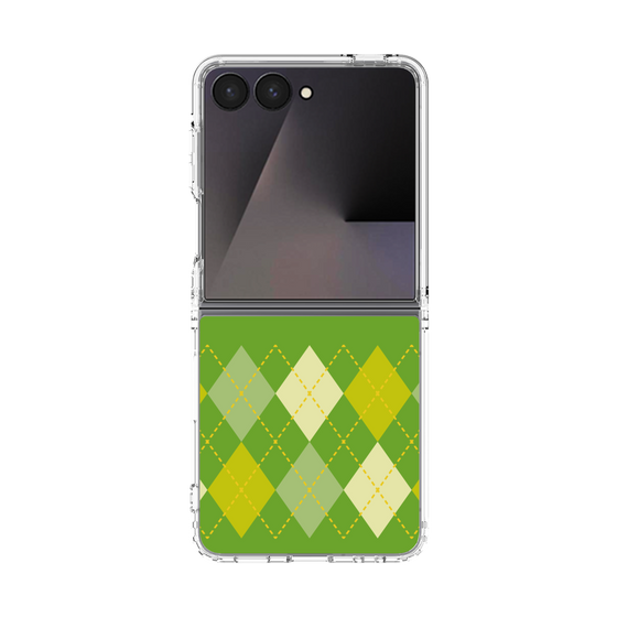 クリアケース［ Nordic Argyle - Green ］