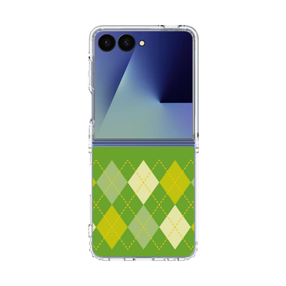 クリアケース［ Nordic Argyle - Green ］